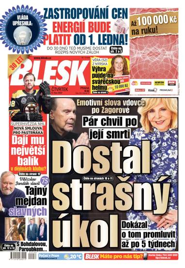 BLESK - 6.10.2022 - CZECH NEWS CENTER a. s.