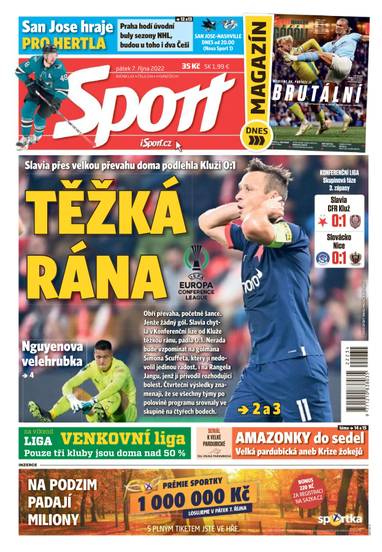 Sport - 7.10.2022 - CZECH NEWS CENTER a. s.