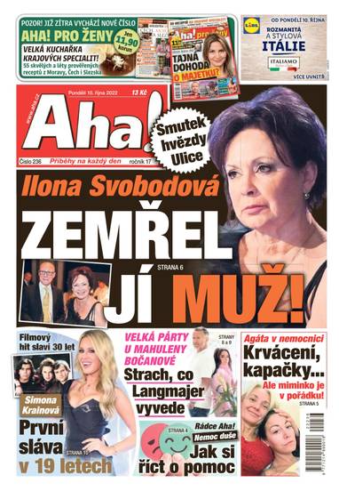 Aha! - 10.10.2022 - CZECH NEWS CENTER a. s.