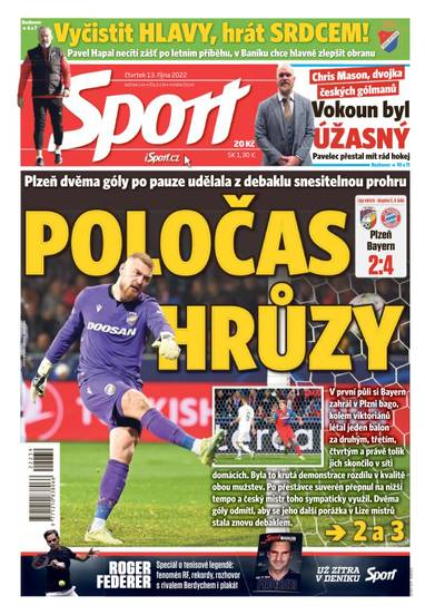 Sport - 13.10.2022 - CZECH NEWS CENTER a. s.