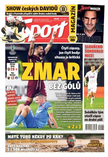 Sport - 14.10.2022 - CZECH NEWS CENTER a. s.