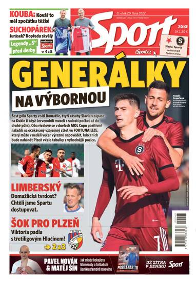 Sport - 20.10.2022 - CZECH NEWS CENTER a. s.