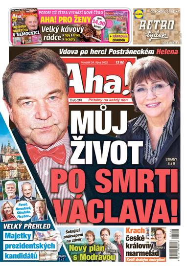 Aha! - 24.10.2022 - CZECH NEWS CENTER a. s.