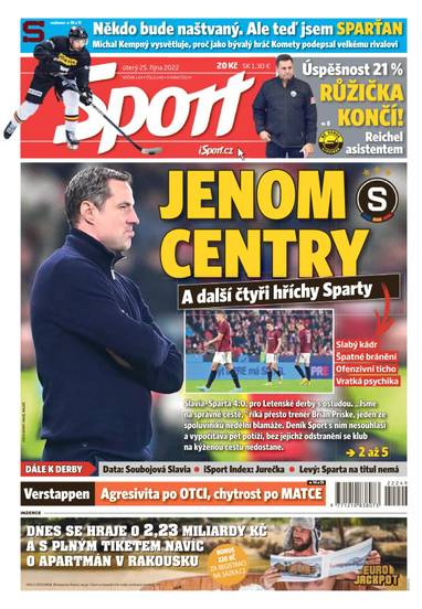 Sport - 25.10.2022 - CZECH NEWS CENTER a. s.