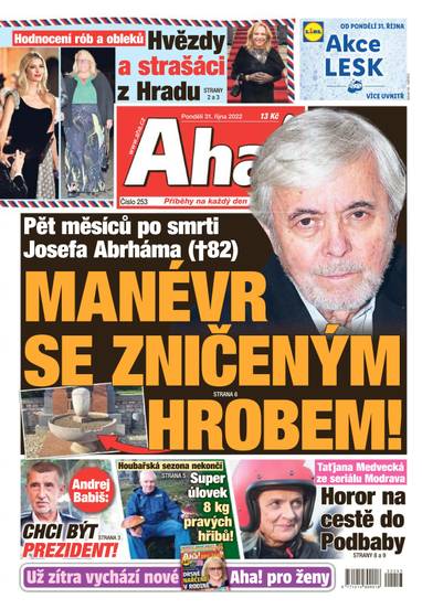 Aha! - 31.10.2022 - CZECH NEWS CENTER a. s.