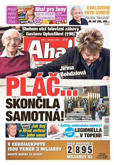 Aha! - 1.11.2022 - CZECH NEWS CENTER a. s.