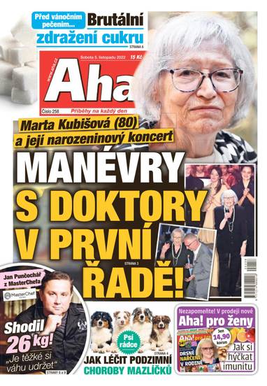 Aha! - 5.11.2022 - CZECH NEWS CENTER a. s.