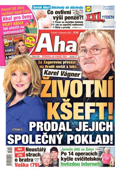 Aha! - 7.11.2022 - CZECH NEWS CENTER a. s.