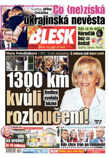 BLESK - 9.11.2022 - CZECH NEWS CENTER a. s.