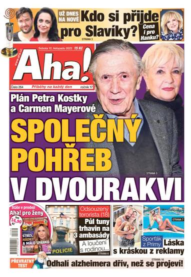 Aha! - 12.11.2022 - CZECH NEWS CENTER a. s.