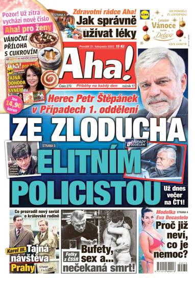 Aha! - 21.11.2022 - CZECH NEWS CENTER a. s.