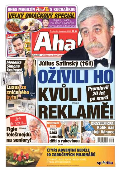 Aha! - 24.11.2022 - CZECH NEWS CENTER a. s.