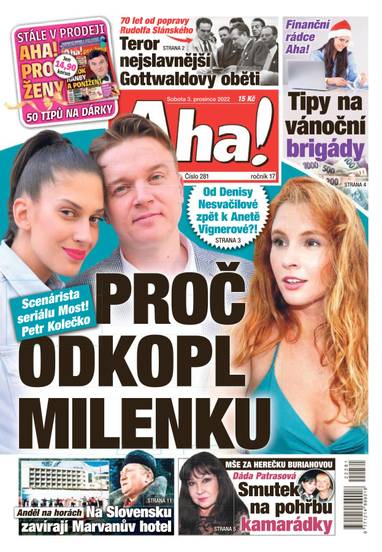 Aha! - 3.12.2022 - CZECH NEWS CENTER a. s.