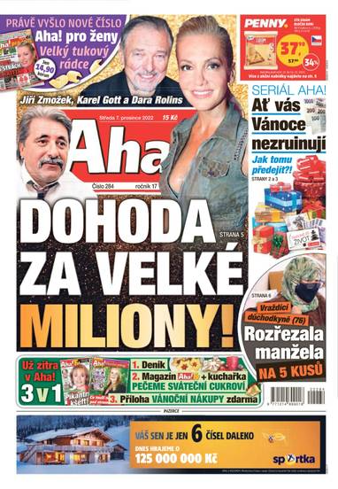 Aha! - 7.12.2022 - CZECH NEWS CENTER a. s.