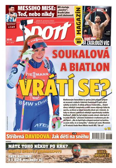 Sport - 9.12.2022 - CZECH NEWS CENTER a. s.