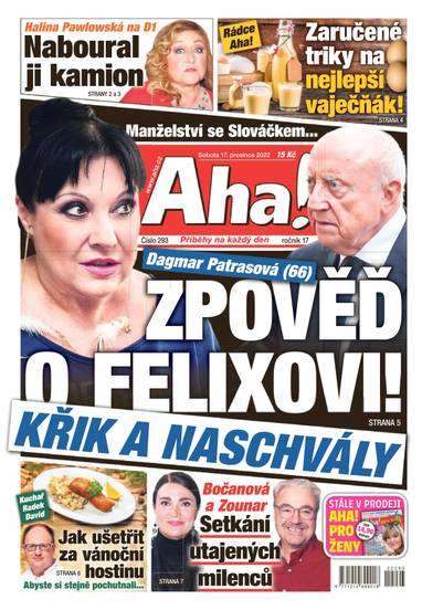 Aha! - 17.12.2022 - CZECH NEWS CENTER a. s.