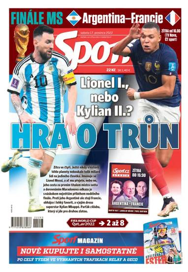 Sport - 17.12.2022 - CZECH NEWS CENTER a. s.