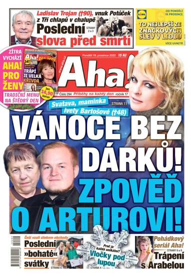 Aha! - 19.12.2022 - CZECH NEWS CENTER a. s.