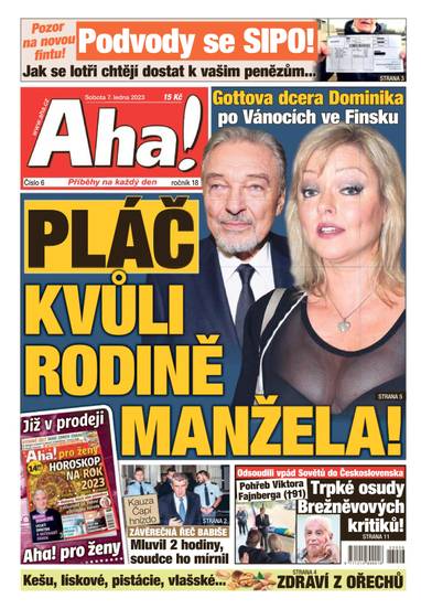 Aha! - 7.1.2023 - CZECH NEWS CENTER a. s.