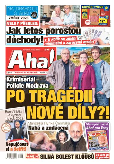 Aha! - 9.1.2023 - CZECH NEWS CENTER a. s.