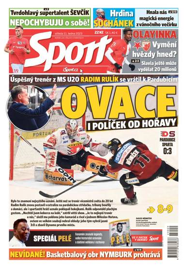 Sport - 11.1.2023 - CZECH NEWS CENTER a. s.