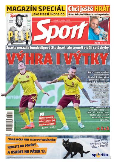 Sport - 13.1.2023 - CZECH NEWS CENTER a. s.