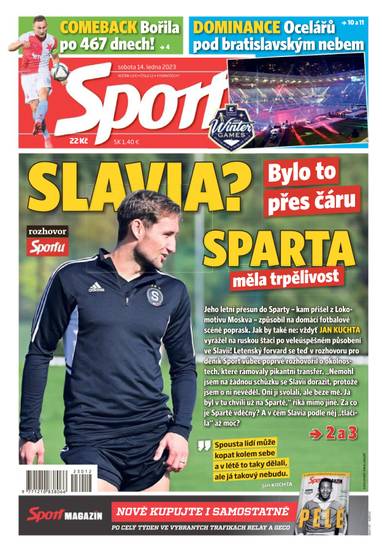 Sport - 14.1.2023 - CZECH NEWS CENTER a. s.