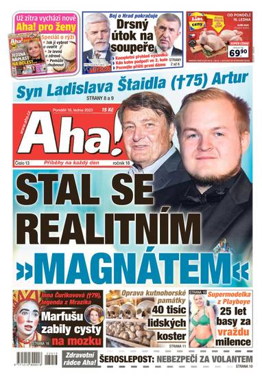 Aha! - 16.1.2023 - CZECH NEWS CENTER a. s.