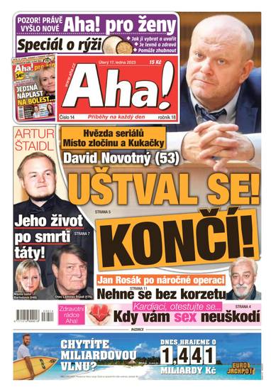 Aha! - 17.1.2023 - CZECH NEWS CENTER a. s.