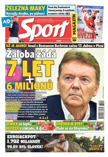 Sport - 20.1.2023 - CZECH NEWS CENTER a. s.