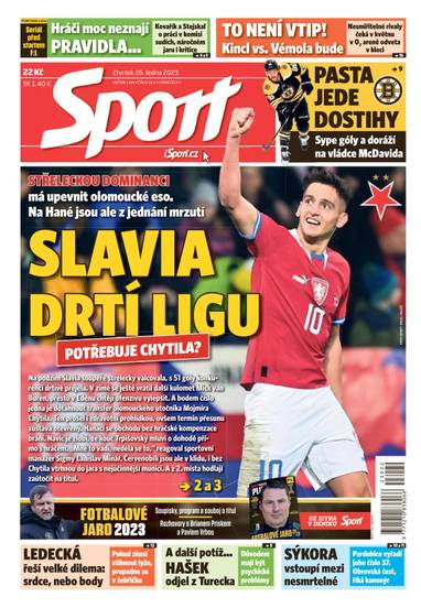 Sport - 26.1.2023 - CZECH NEWS CENTER a. s.