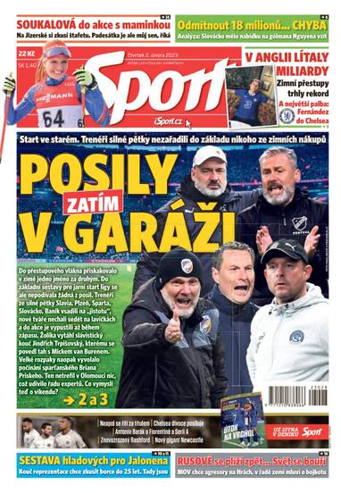 Sport - 2.2.2023 - CZECH NEWS CENTER a. s.