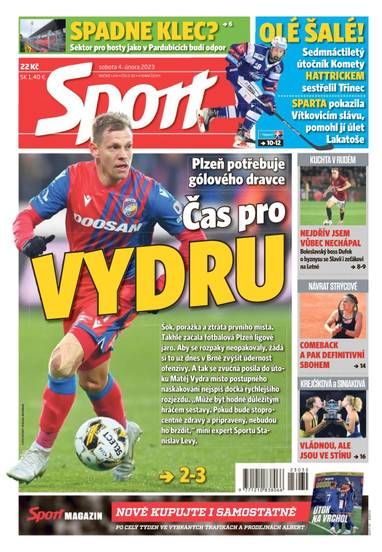 Sport - 4.2.2023 - CZECH NEWS CENTER a. s.
