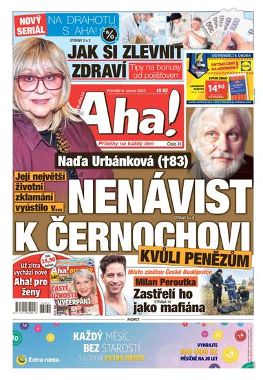 Aha! - 6.2.2023 - CZECH NEWS CENTER a. s.