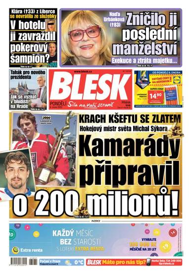BLESK - 6.2.2023 - CZECH NEWS CENTER a. s.