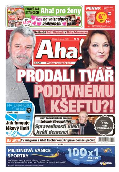 Aha! - 8.2.2023 - CZECH NEWS CENTER a. s.