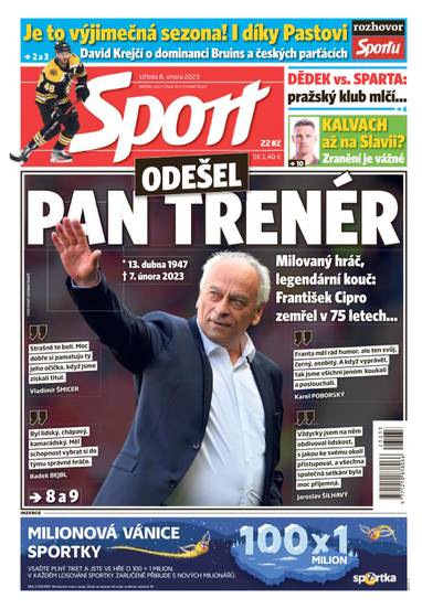 Sport - 8.2.2023 - CZECH NEWS CENTER a. s.