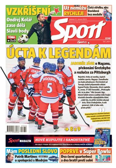 Sport - 11.2.2023 - CZECH NEWS CENTER a. s.
