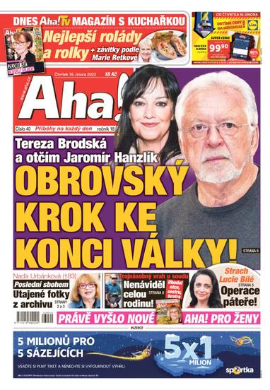 Aha! - 16.2.2023 - CZECH NEWS CENTER a. s.