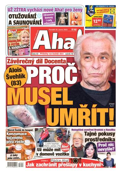 Aha! - 20.2.2023 - CZECH NEWS CENTER a. s.