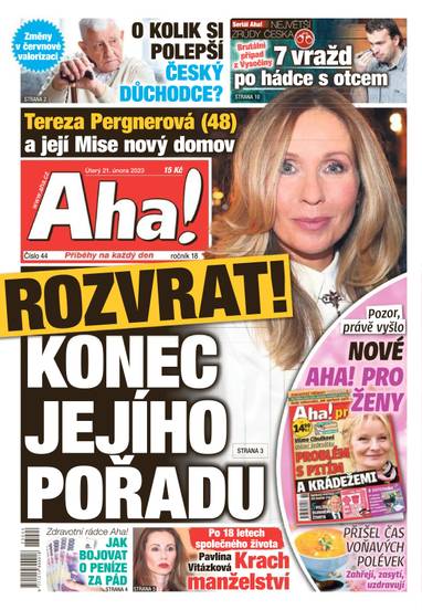Aha! - 21.2.2023 - CZECH NEWS CENTER a. s.