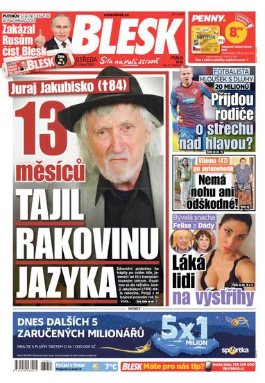 BLESK - 1.3.2023 - CZECH NEWS CENTER a. s.