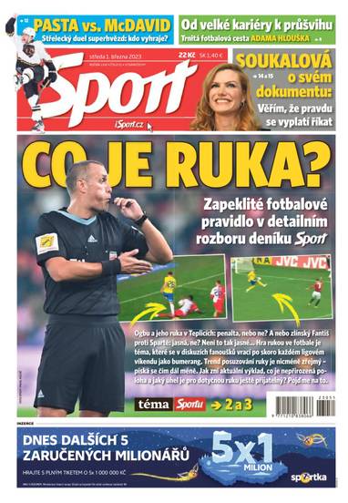 Sport - 1.3.2023 - CZECH NEWS CENTER a. s.