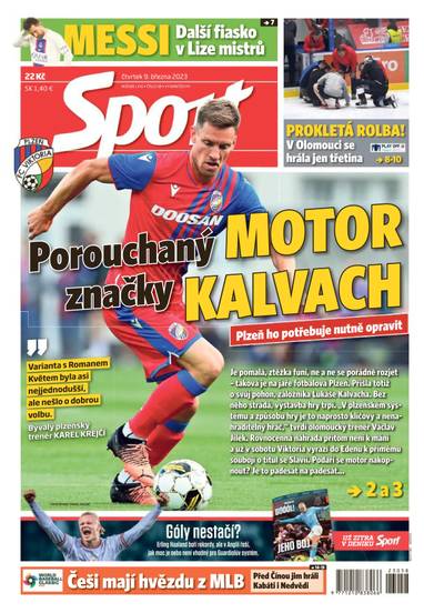 Sport - 9.3.2023 - CZECH NEWS CENTER a. s.