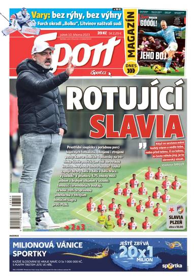 Sport - 10.3.2023 - CZECH NEWS CENTER a. s.