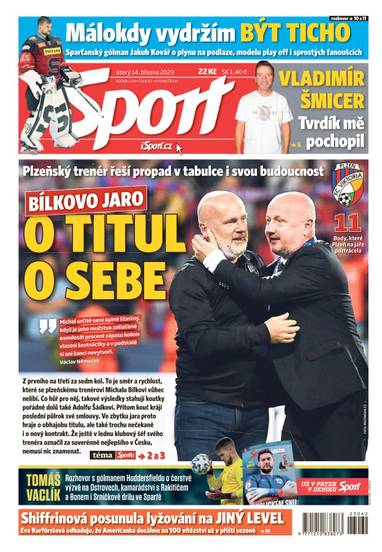 Sport - 14.3.2023 - CZECH NEWS CENTER a. s.