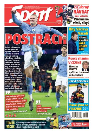 Sport - 16.3.2023 - CZECH NEWS CENTER a. s.