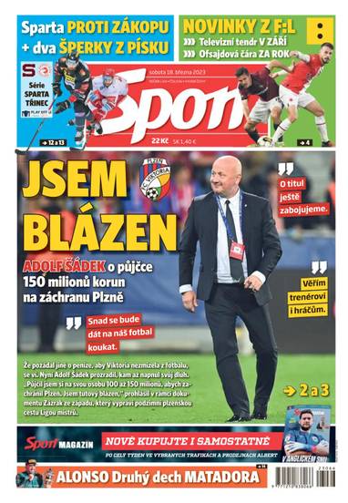 Sport - 18.3.2023 - CZECH NEWS CENTER a. s.