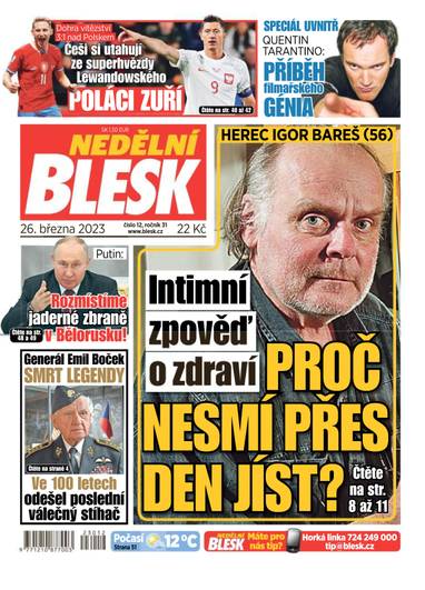 NEDĚLNÍ BLESK - 12/2023 - CZECH NEWS CENTER a. s.