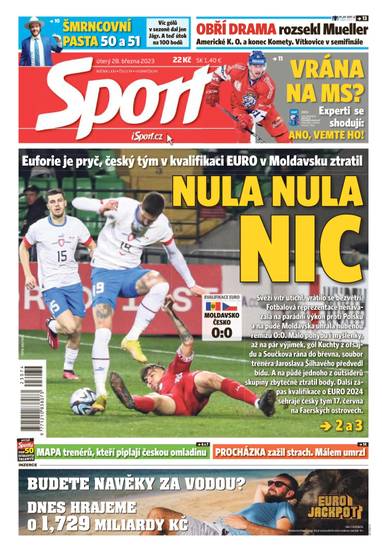 Sport - 28.3.2023 - CZECH NEWS CENTER a. s.